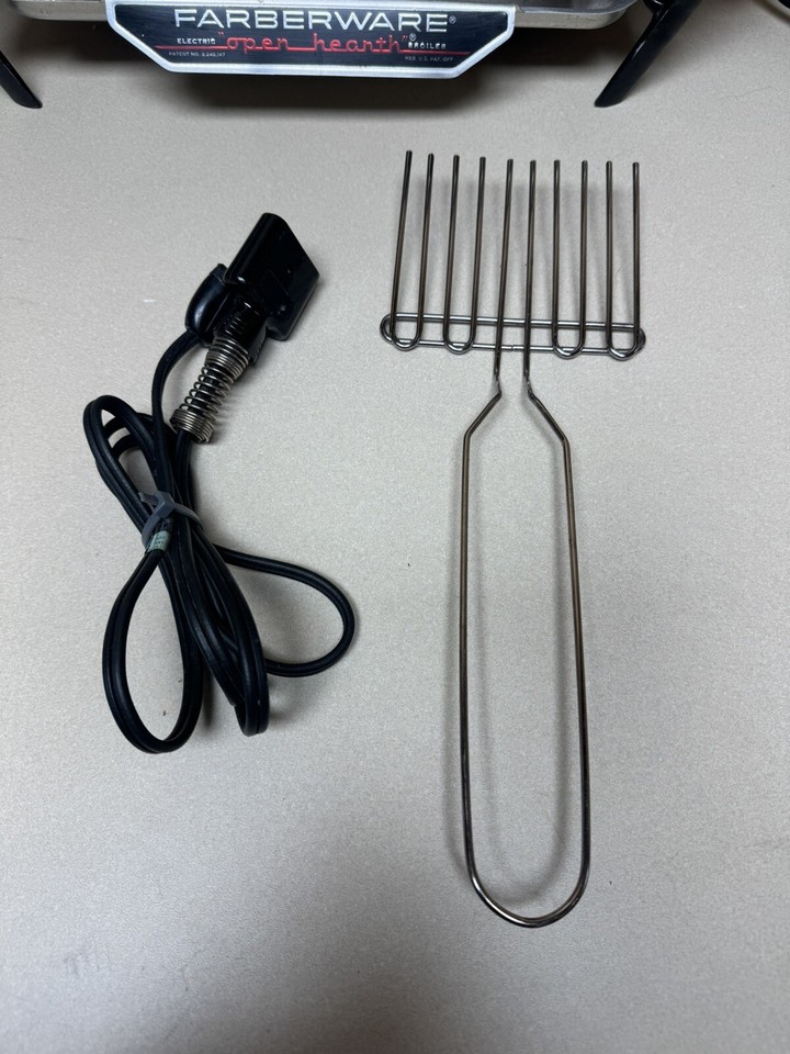 Farberware Model 450 Open Hearth Indoor Electric Rotisserie Grill SEE