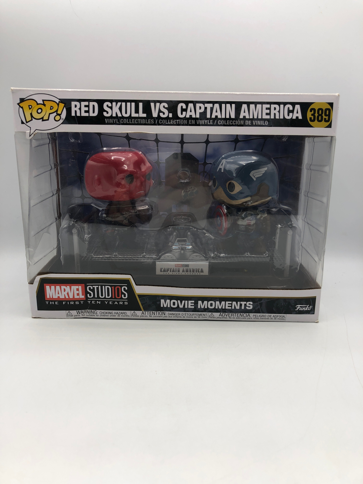 Funko Pop! Marvel First 10 Years Red Skull Vs Captain America #389 Damaged Box