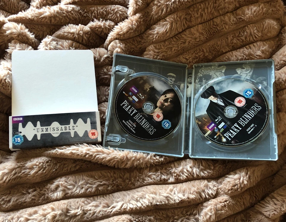 PEAKY BLINDERS : SERIES 1 - UK EXCLUSIVE BLU RAY STEELBOOK Mint - Image 3 of 3