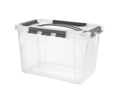 Hubert Box 29X19X18 Gray 11091 Transparent Keeeper