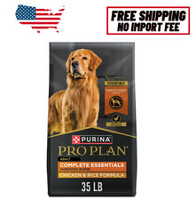 Purina Pro Plan Shredded Blend Chicken Rice Dry Dog Food Formula, 35lb