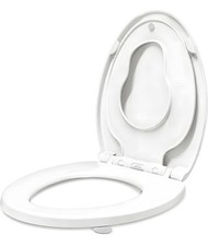 KHE Elongated Toilet Seat 18.5" With Soft Close Child Seat NEW