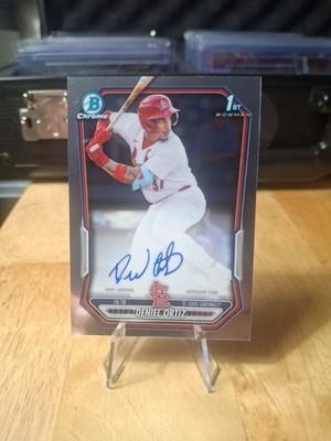 2026 Bowman Chrome 1st Base Auto Deniel Ortiz Stl Cardinals