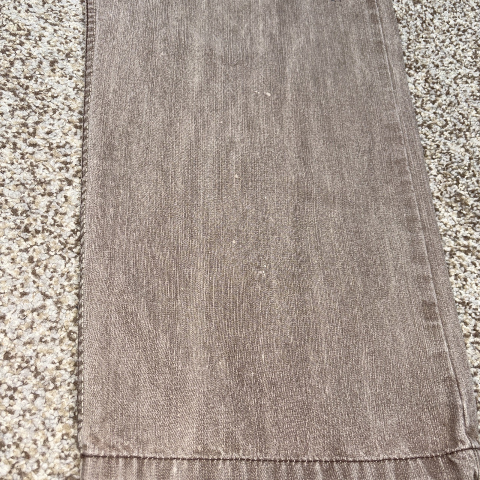 Vintage Mecca Jeans Mens 40/32 Loose Straight Brown Skater Y2K Fits 38 X 31 - View 2