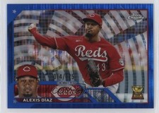2023 Topps Chrome Blue Sonar Refractor 14/125 Alexis Diaz Alexis Díaz #179 12ec