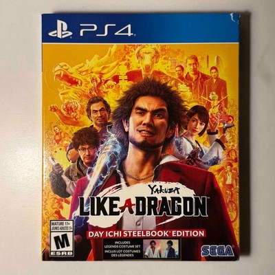 Yakuza: Like a Dragon - Day Ichi Steelbook Edition | PS4 | Lot #6 |  PRISTINE