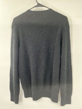 AllSaints Men's Black Aspen Crew Neck Ramskull Sweater Jumper size xs black