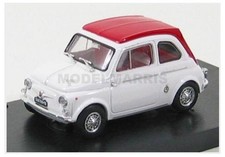 Brumm R407 Fiat - 500 595SS Abarth 1964 - White Red - 1/43