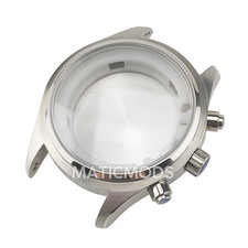 45mm Chronograph Pilot Watch Case with Sapphi...