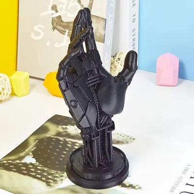 3D Cyberpunk Mechanical Hand Ornament   Sci-Fi Home & Office Decor