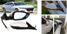 Right Passenger Side Mirror Fits 2018-2022 Honda Accord with Power Glass Heated