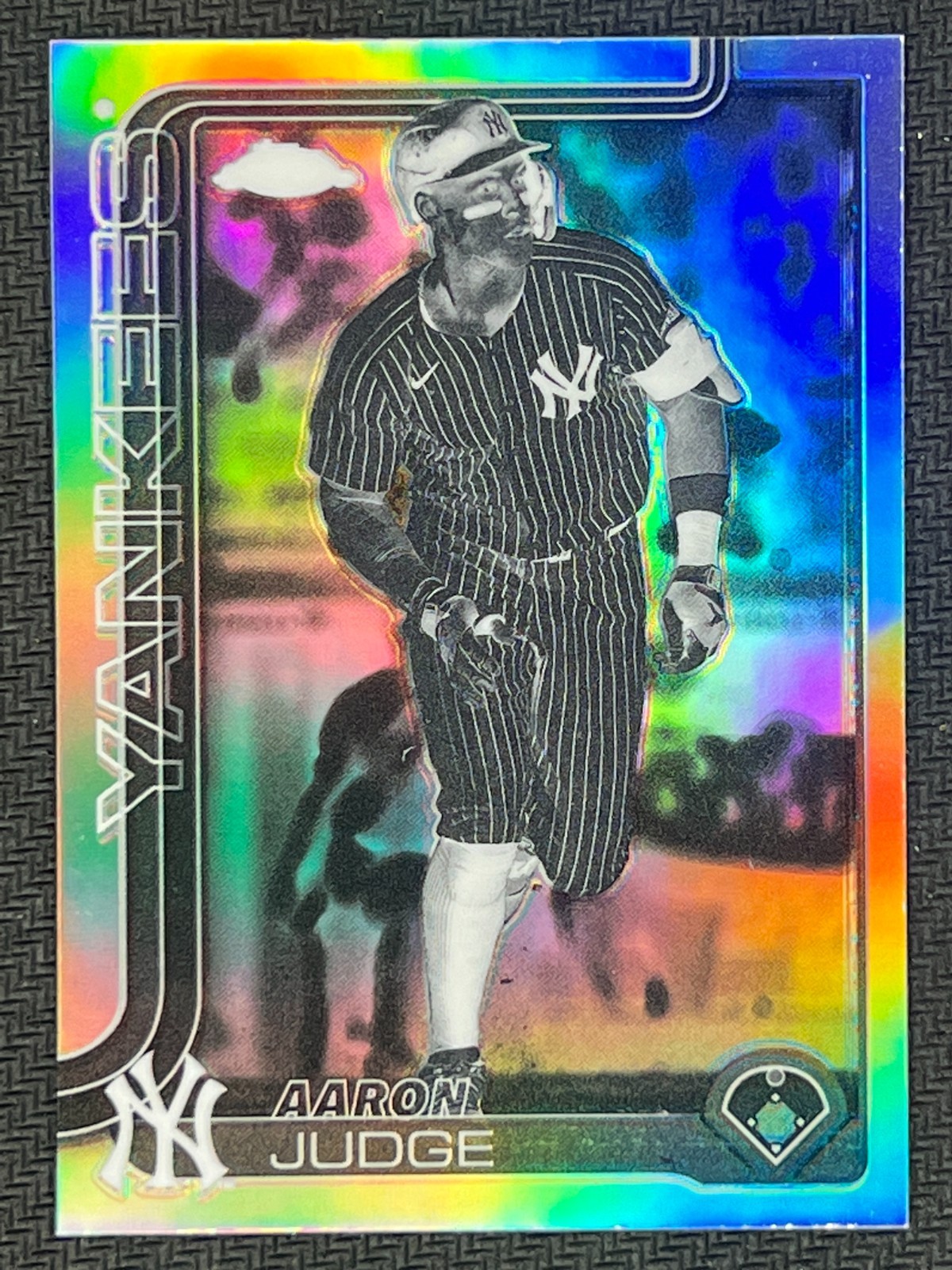 2025 Topps Chrome Negative #99 Aaron Judge Yankees