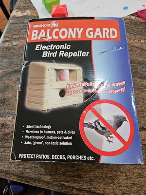 Bird-x Balcony Gard Ultrasonic Bird Repeller Guard Pest Control