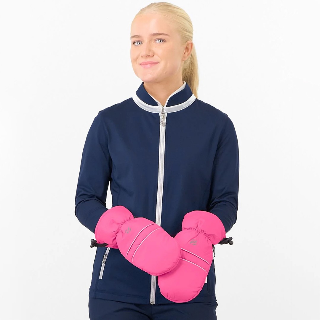 Surprizeshop Ladies Golf Winter Mitts in Pink