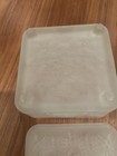 Vintage Indiana Glass Co Bee Box Frosted Clear — photo 4