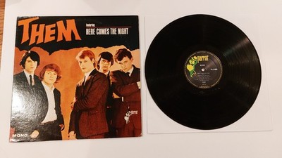 THEM - VAN MORRISON - Here Comes The Night - First Press - RARE Export Parrot LP