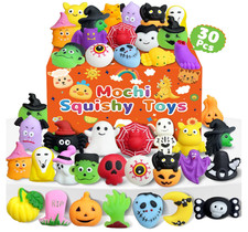 30 Pcs Halloween Squishy Toys, Party Favors for Kids, Non Candy Treats