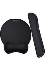 Gimars Upgrade Enlarge Superfine Fibre Soft Smooth Gel Ergonomic Mouse Pad Wrist
