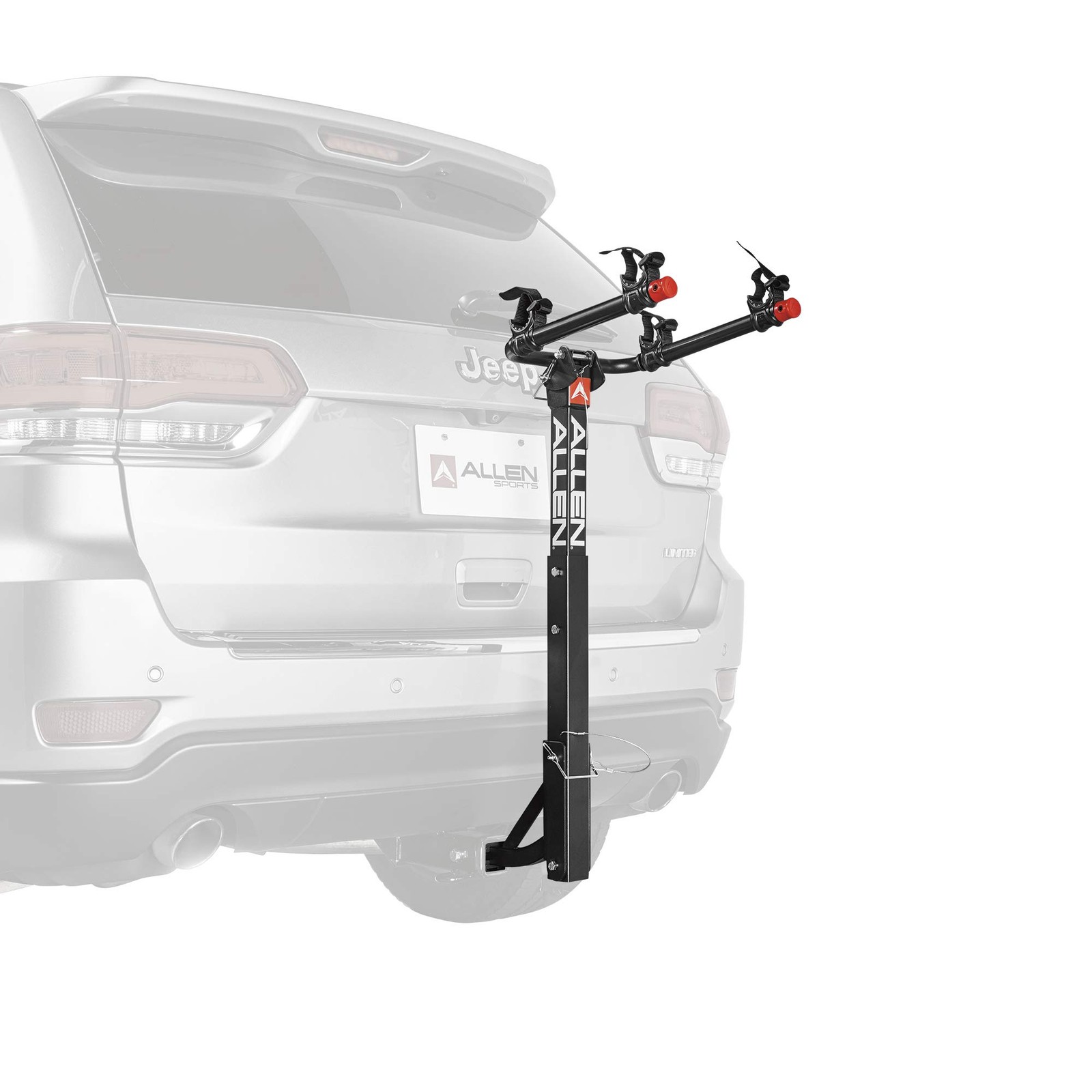 Allen Sports Deluxe 2-Bike Hitch Mount Rack , Silver/Black (