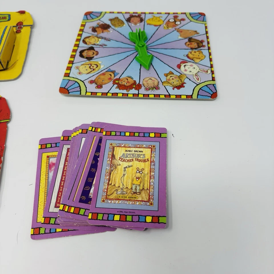 1996 MB Arthur Goes to The Library Juego Piezas Mochila Giratoria Piezas de Repuesto Foto 3 de 3