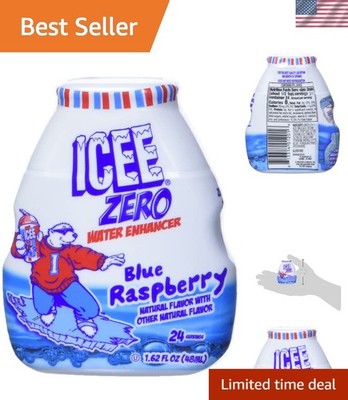 Zero Calorie Blue Raspberry Water Enhancer - Sugar Free, 4 Pack (1.62 Fl Oz)