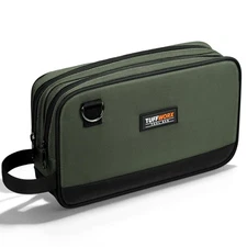 Tool Bag, Dual Compartment Storage Pouch (Gray)