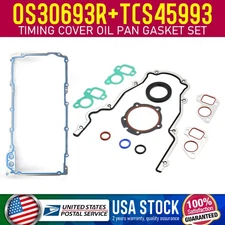 OS30693R + TCS45993 Timing Cover Oil Pan Gasket Set For BUICK RAINIER/ALLURE