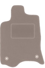 Fahrermatte Fußmatten Automatten Velours Beige für Renault Laguna II 2001-2007