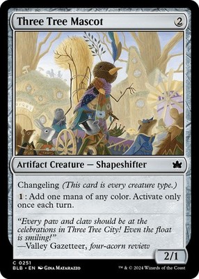 Three Tree Mascot [BLB - 251] Common NM Bloomburrow