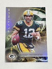2015 Topps Platinum Football #3 - Aaron Rodgers - Green Bay Packers