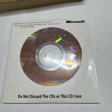 MS Microsoft Office 2007 Small Business Edition SBE Full English Version