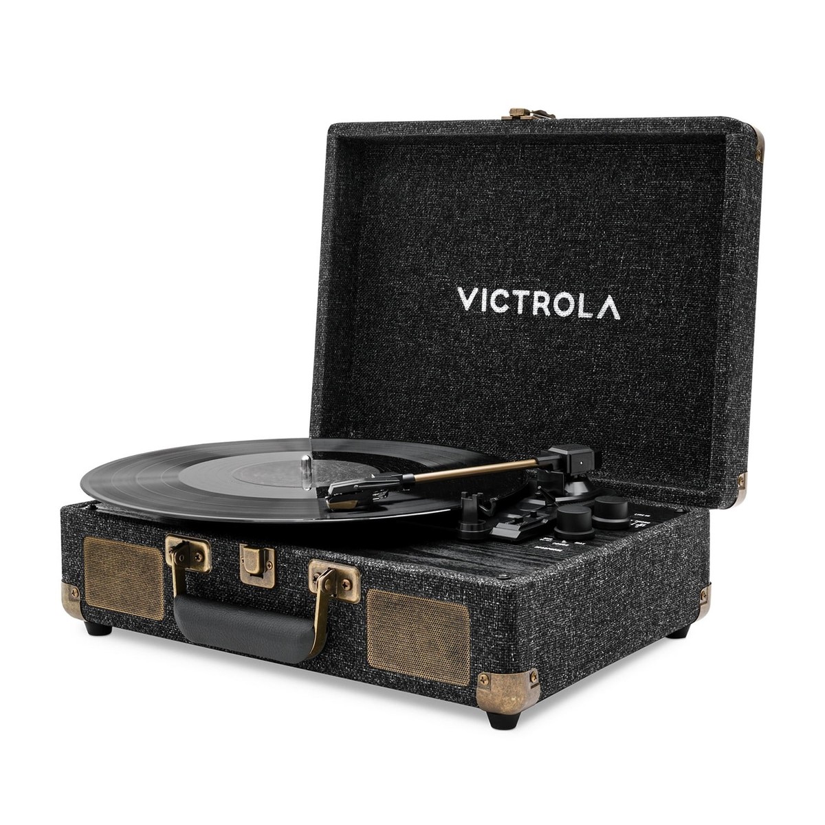 Victrola VSC-680SB-BLK Venture Bluetooth Mid-Century Modern