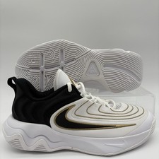 Kids Size 5Y Nike Giannis Immortality 4 White Gold Black Shoe FZ6734 100 NEW