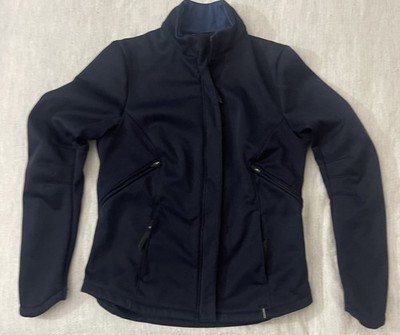 Decathlon Fouganza women  Blue Softshell Jacket Full Zip Zip Pockets XS