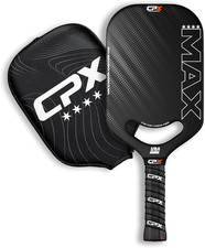 CPX MAX Raw Carbon Fiber T700 Pickleball Elongated Paddle Racket - Professional