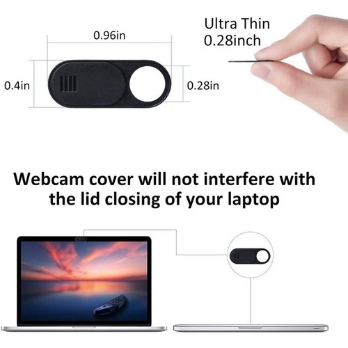 , 12 Pack Ultra DüNn Web Kamera Abdeckung Folie für Laptop4879 - Afbeelding 4 van 6