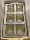 Vintage Pyrex Spring Blossom Green Napkin Rings & Original Box x 6 / Excellent