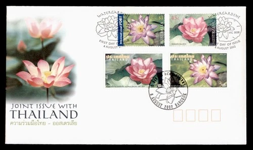 DR WHO 2002 AUSTRALIA FDC JOINT ISSUE THAILAND DIPLOMATIC RELATIONS COMB w29710