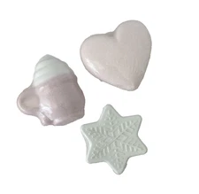 Set of 3 Holiday Shaped & Scented Bath Bomb Set