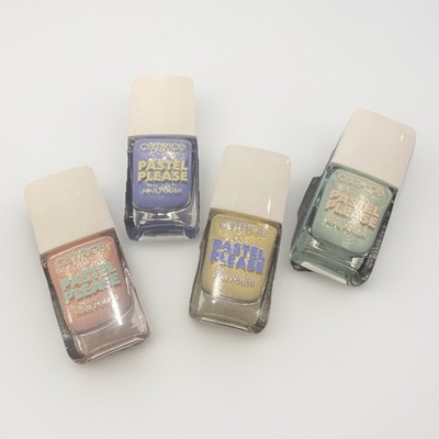 Catrice PASTEL PLEASE 4 x Nail Polish Nagellack Set 4 Farben 4 x 10,5 ml