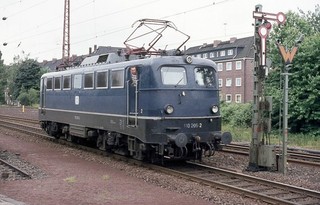 original Dia 110 205 DB/ Bremerhaven 1982
