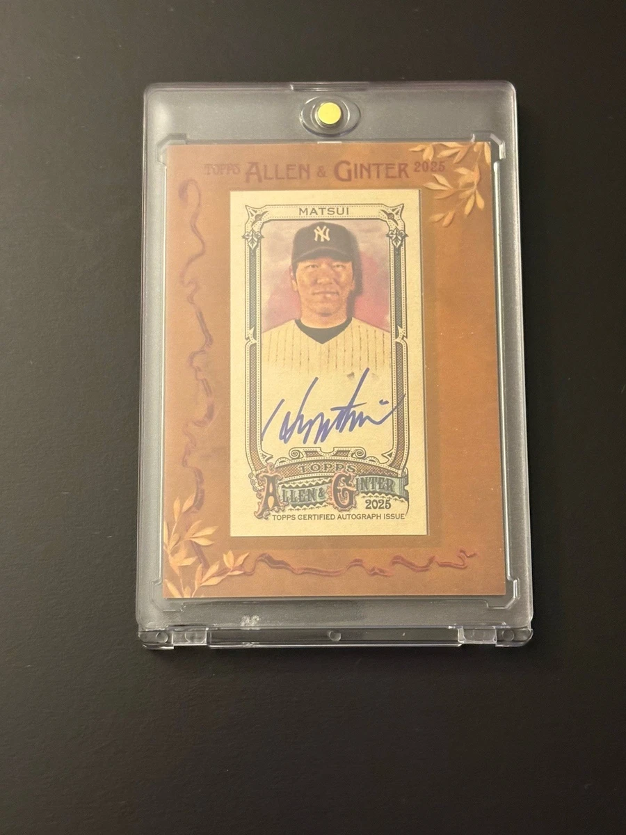 松井秀喜 1of1 matsui hideki topps 1/1 Auto What is the raw value of a Hideki Matsui 1/1 Auto card and should