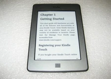 Amazon Kindle Touch 4th Generation, Wi-Fi, 4GB, 6", D01200, Text-to-Speech