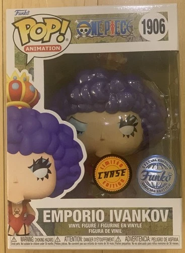 🔥 Funko Pop! Vinyl: One Piece 🔥 Emporio Ivankov Chase & Common Funkos #1906 EX