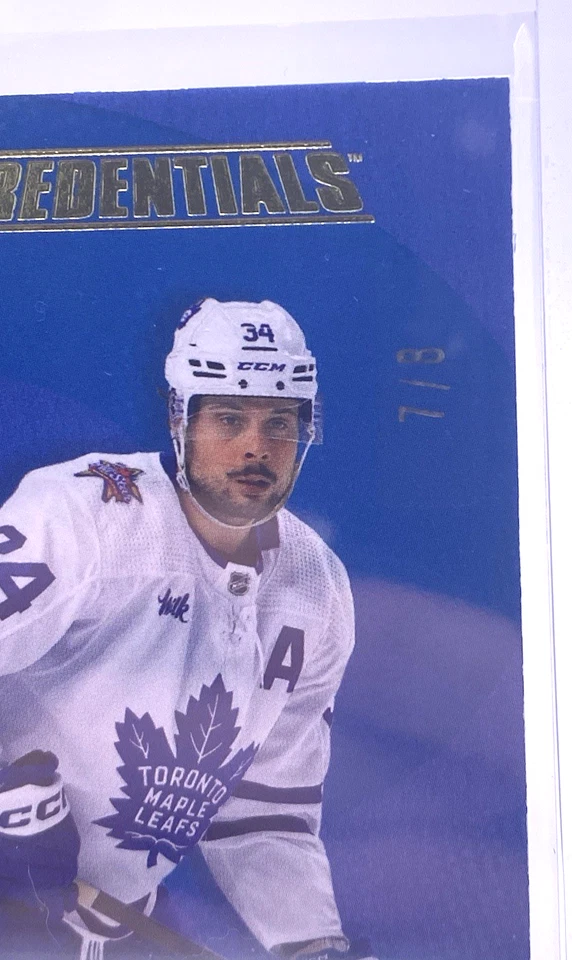 2023-24 Upper Deck Credentials Auston Matthews Who’s Best AUTO SSP /8 - Image 3 of 4