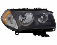Scheinwerfer Rechts BMW X3 2004-2006 MIT Schwarzem Rahmen UND Orangem Blinker