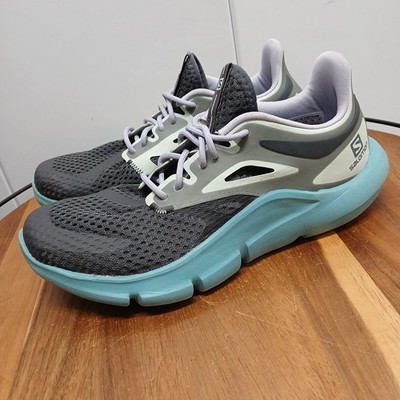 Salomon Predict Mod Gray Trail Running Shoes Womens Sz 6.5 NICE!