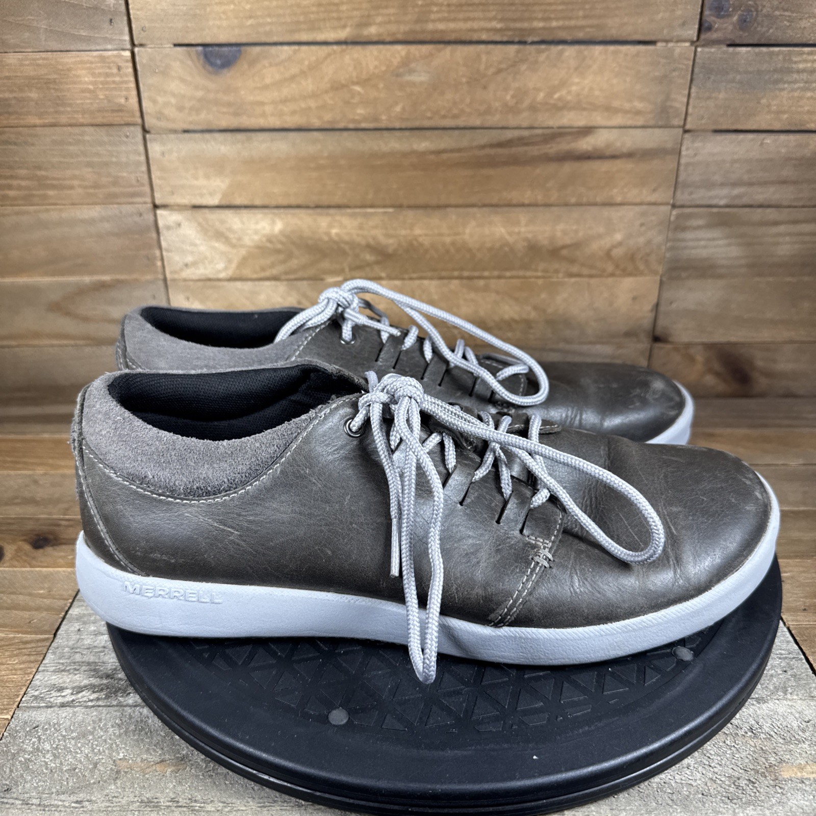 Merrell Freewheel 2 Sneakers Uomo Grigio Pelle Morbida Taglia 8 5 Casual J002105