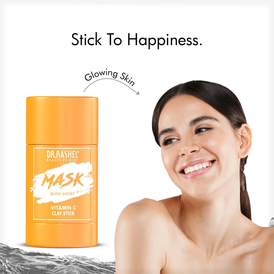 Dr.RASHEL Vitamin C Clay Stick Mask for Glowing Face - Image 2 of 4
