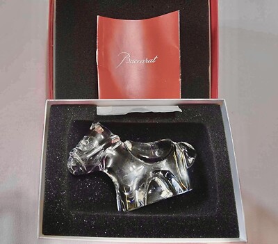 Baccarat ミニマルズ ポニー Baccarat Crystal Animals- Horses Minimals Pony Figurine - Clear | eBay
